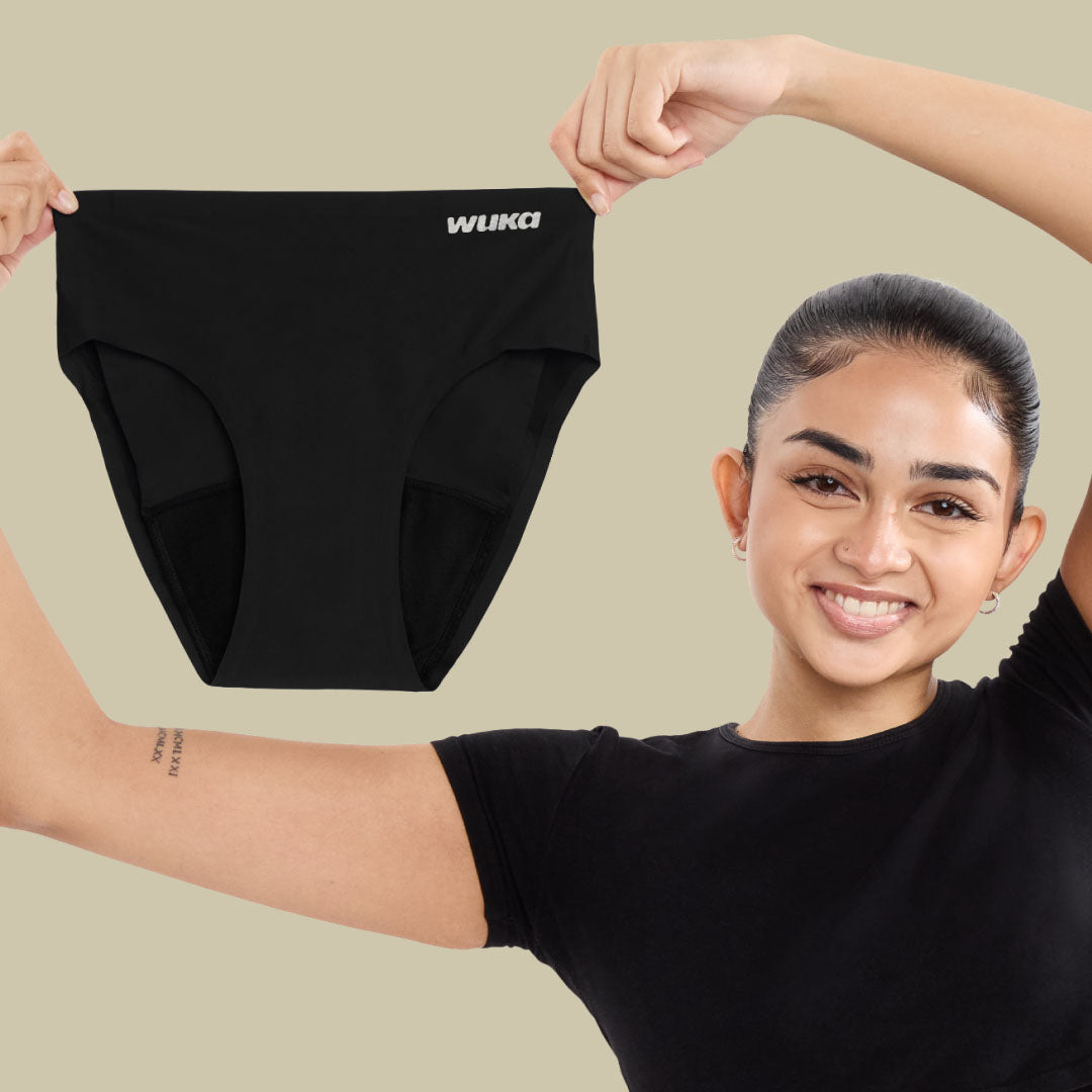 Explore WUKA’s Period Pants for Girls & Teens – comfortable, discreet, and absorbent underwear designed to support young people through their first periods and beyond. Perfect for school, sports, and daily wear.