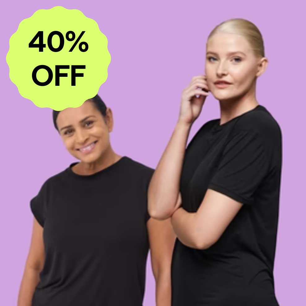 Discover WUKA’s breathable menopause sleepwear collection, featuring cooling pyjamas and nightwear designed to regulate body temperature, reduce night sweats, and support restful sleep during perimenopause and menopause.