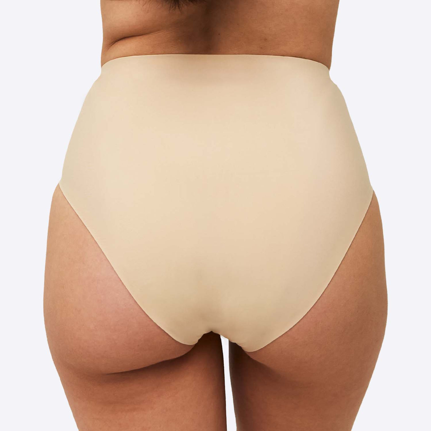 WUKA Teen Stretch Seamless Period Pants Style Heavy Flow Light Nude Colour Back